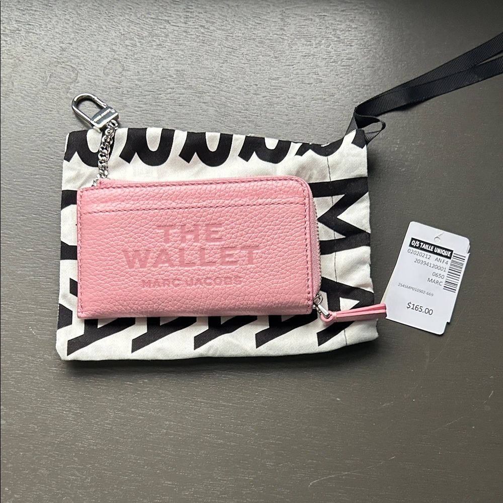 Marc Jacobs Pink Leather Wallet